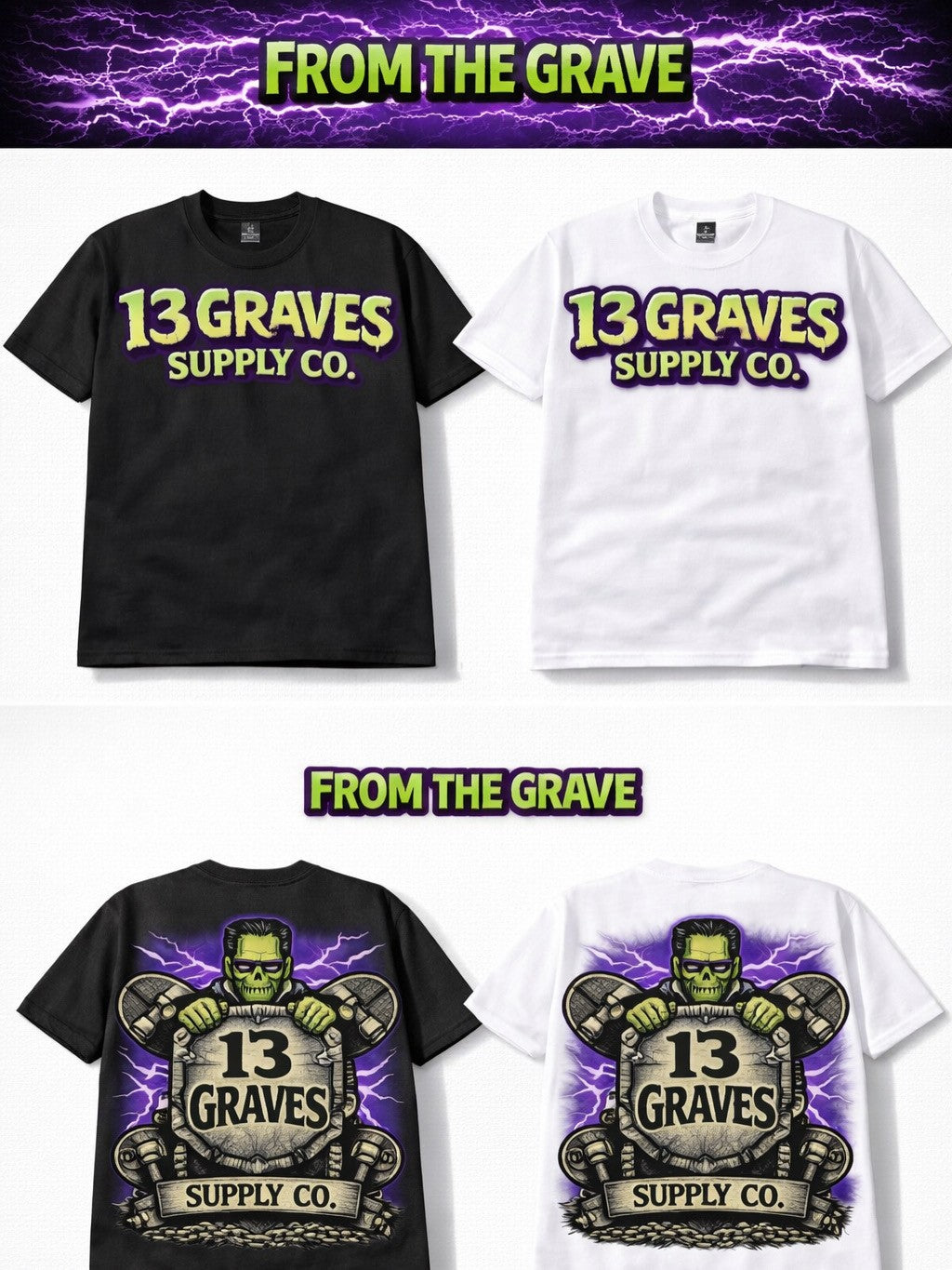"From The Grave" Short sleeve T Shirt